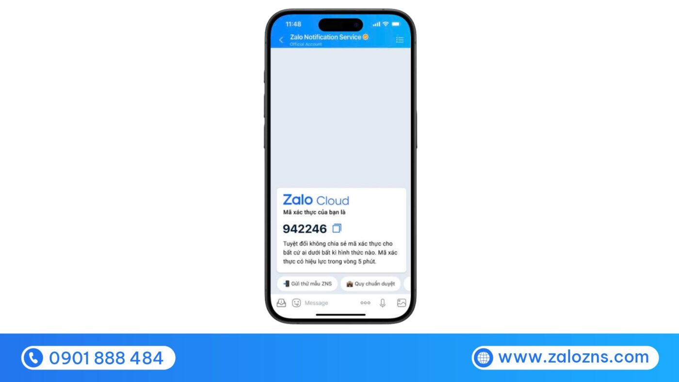Tin ZNS xác thực